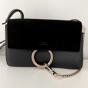 Chloé Small Faye Crossbody in Black - gently used, dust bag, always stuffed